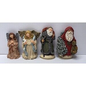 June McKenna Lot of 4: 1987 Angel, 1992 Angel, 1990 Santa & 1991 Santa